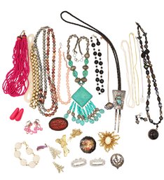 Collection Of Vintage Costume Jewelry - Shippable