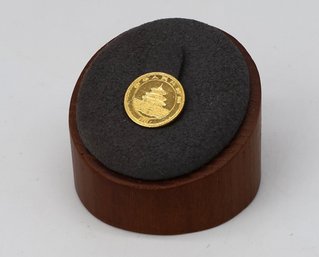 1997 Chinese GOLD Panda Coin Struck In .999 Fine Gold  5 YUAN - Shippable