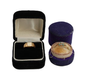 2 Vintage Rings In 18K And 14K GOLD- Shippable