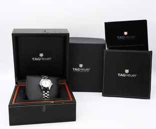 Tag Heuer Aquaracer 28mm Diamond Ladies Quartz Watch With Original Box- Shippable