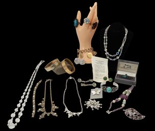 Vintage Collection Of Costume Jewelry- Shippable