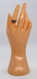 14k Yellow Gold Sapphire And Ruby Ring