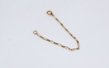 14k Yellow Gold Baby Bracelet Link Chain