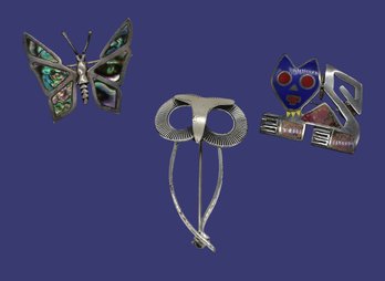 Vintage Sterling Silver Pins/brooch