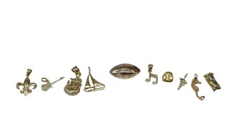 Collection Of Various 14kt.GOLD Charms- Shippable