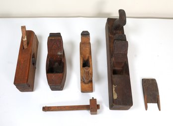 Antique Wood Working Planes And Scribe - Shippable