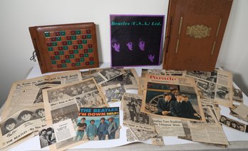 Vintage BEATLES Scrapbooks And Beatles USA LTD Picture Book- Shippable