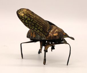 RARE 1906 Vintage Tin Wind-Up Toy German Lehman Beetle Litho-shippable