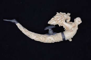 Vintage Dragon Meerschaum Style Tobacco Pipe Sculpture -shippable