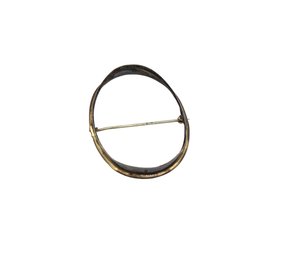 14k GOLD Cameo Pin Bezel Pin - Shippable