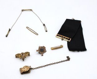 Gold Filled Victorian Pins- Shippable