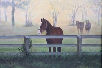 Beautiful Original Oil On Canvas By Tracey Flynn