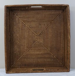Rattan Square Basket With Lid- Shippable