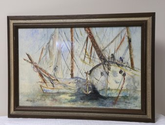 Painting Of Sailboats