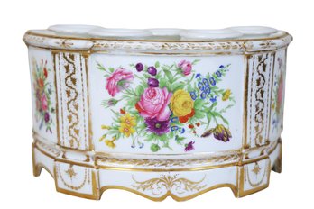 Antique Paris Porcelain Crocus Pot- Shippable