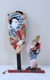 Japanese Dolls And Knife -shippable