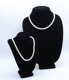Two Culture Pearl Necklaces- Shippable