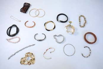 Vintage Collection Of 19 Costume Bracelets- Shippable