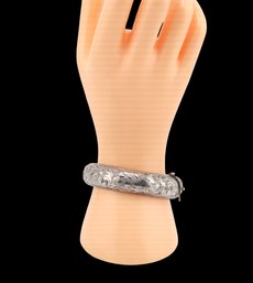Vintage Sterling Silver Bangle - Shippable