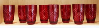 Nine Vintage Rub Red Glasses - Shippable