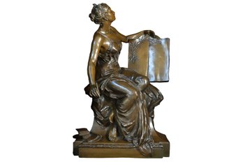 Incredible LARGE BRONZE By Ernest Henri Dubois French Sculptor