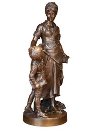 Jean -Louis Gregoire Paris France Sculptor LARGE BRONZE