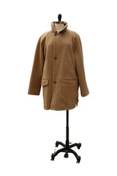 Vintage BURBERRY London Coat Camel Colored Mid Length -shippable