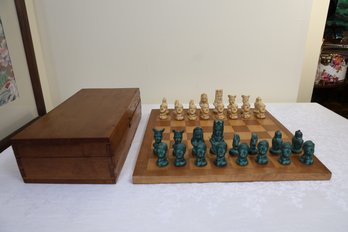Vintage Chess Set With Original Box