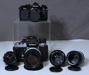 Vintage Nikon And Nikkor Camera And Lens Collection- Shippable