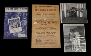 Vintage Music And Dancing Memorabilia -shippable