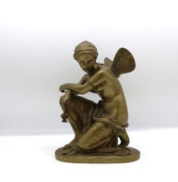 Fairy Bronze Sculpture By Eugene Laurent - 'Psyche'