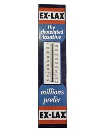 Original 1940's Ex-lax Thermometer/advertising Sign