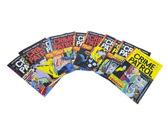 Set Of Classic Crime Patrol Comic Book Reprints
