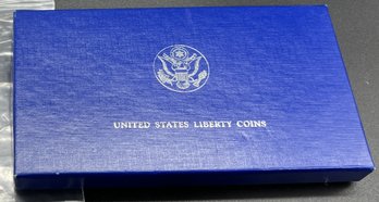 USA Liberty 1987 200th Anniversary One Dollar Coin With Box