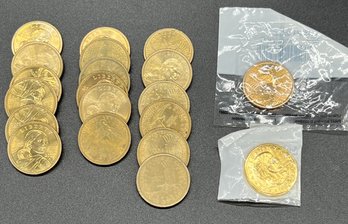 Vintage Sacagawea Golden Dollar Coin Collection