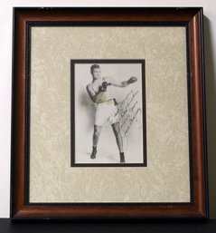 Jack Dempsey American Boxer With Autograph