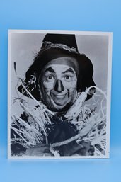 Wizard Of Oz Scarecrow Ray Bolger -signed
