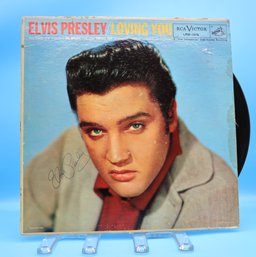 Elvis Presley -loving You Album Autographed