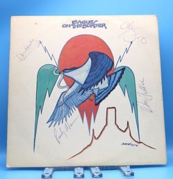 1974 EAGLES ON THE BOARD WITH AUTOGRAPHS RECORD