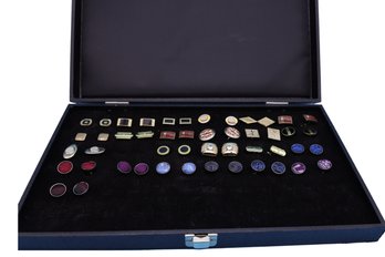 Cuff Link Collection And Storage Box