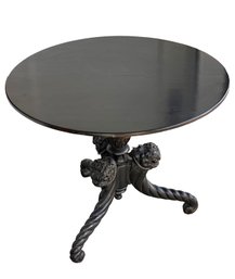 RARE Early 19th Century TILT Top With Foo Dog Base