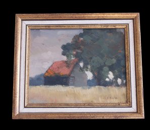 Original Oil On Board Signed Lower Right