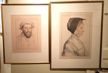 Engravings Of Edward Stanley Earl Of Darbey And The Lady Barkley