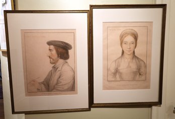 Engravings Nicholas Borbonius Poeta And The Lady Parker