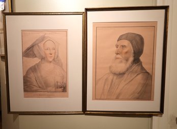 Engravings Russsell Ld Privy Seale And The Lady Marchionessof Dorset-SHIPPABLE