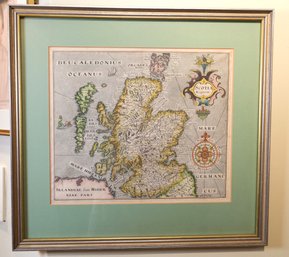 William Hole 'Scotia Regnum' London 17th Century-SHIPPABLE