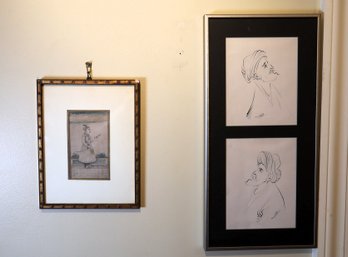 Two Original Portraits -SHIPPABLE