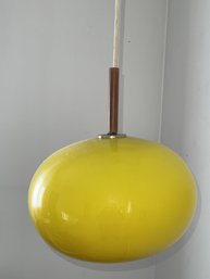 1960'S  Rare UNO & OSTEN KRISTIANSSON  HUXUS Large Yellow Pendant Light-shippable