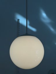 White 1960's Mid Century Modern Atomic Orb- Shippable