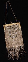 Antique French Art Deco Beaded Evening Bag